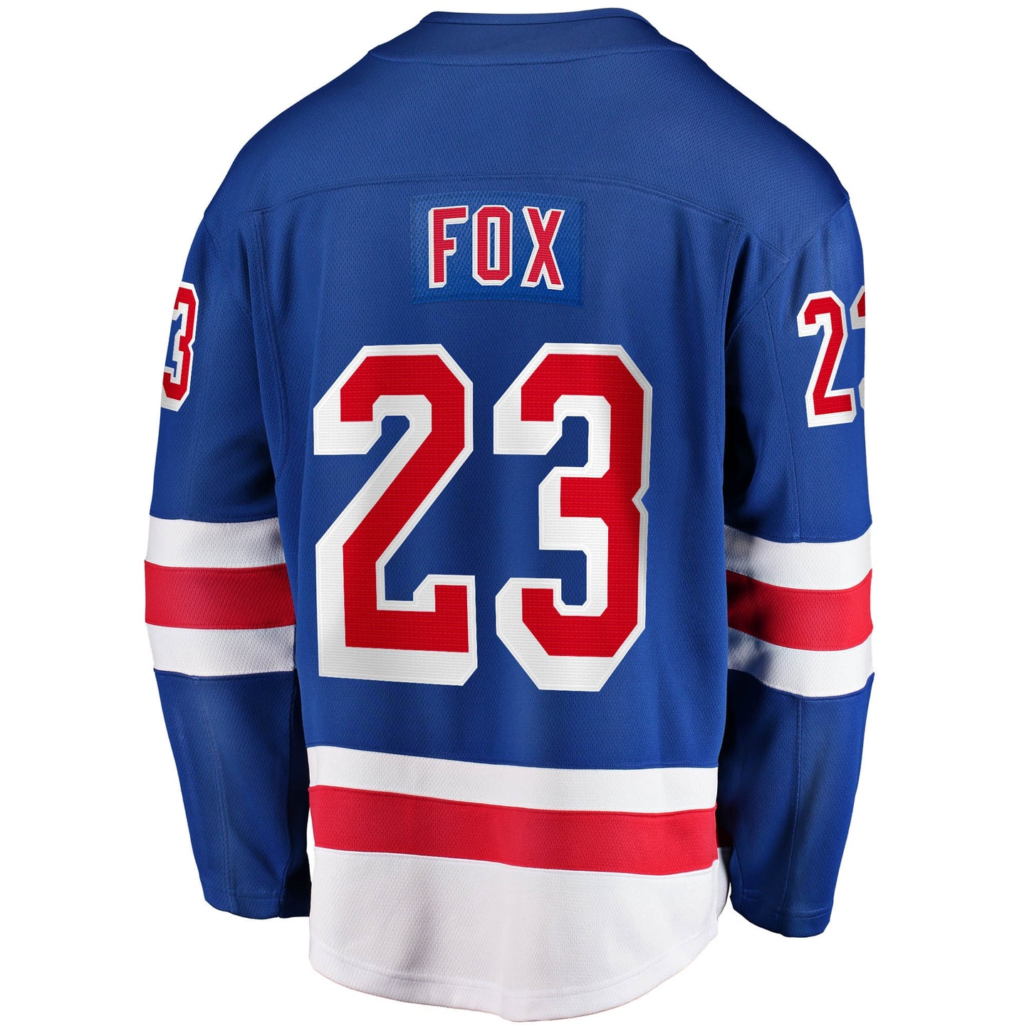Adam Fox New York Rangers Fanatics Branded 2017/18 Home Breakaway Replica Jersey - Blue